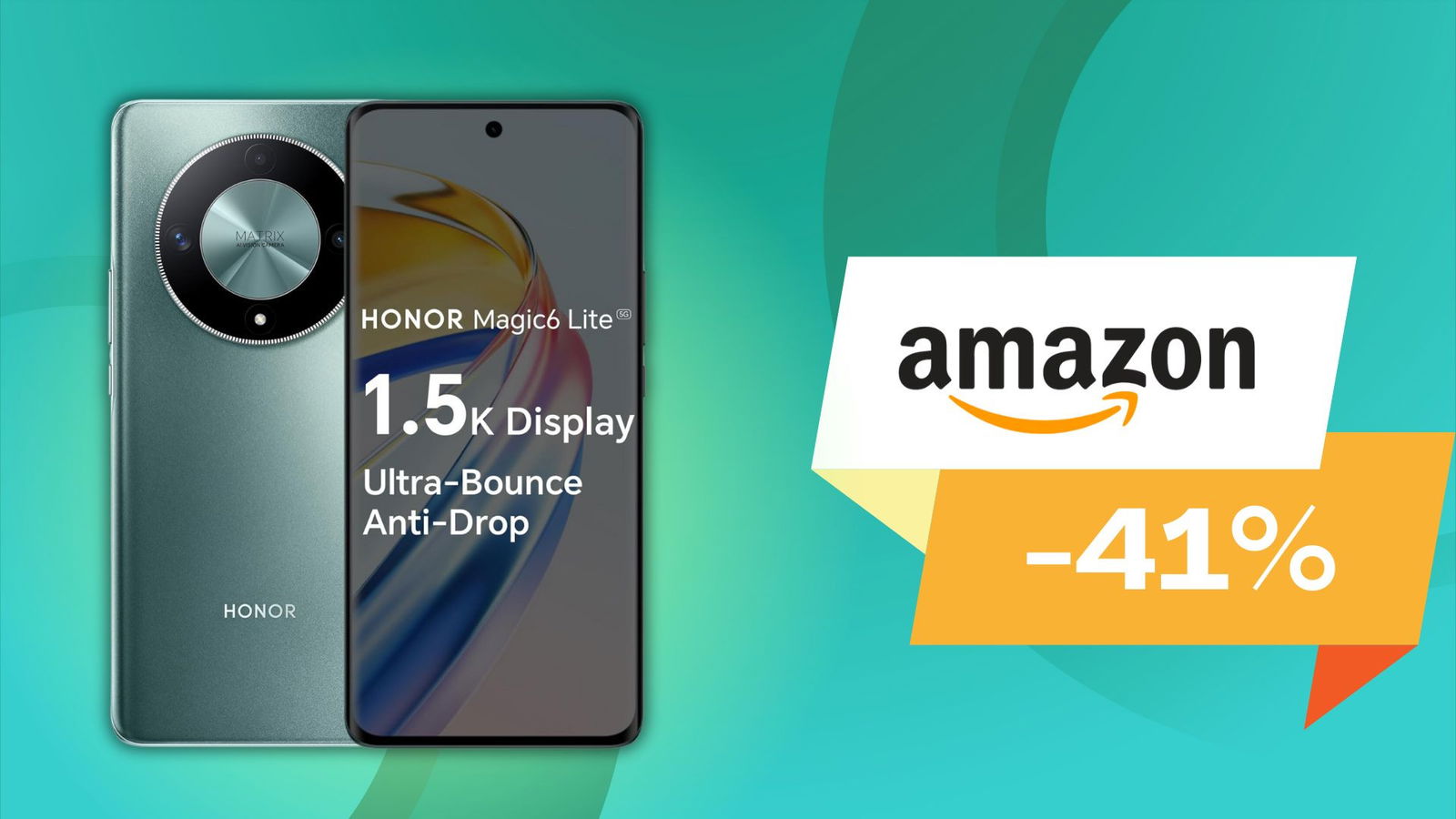 Immagine di CHE AFFARE: Honor Magic 6 Lite a un PREZZO MAI VISTO: oggi risparmi il 41%!