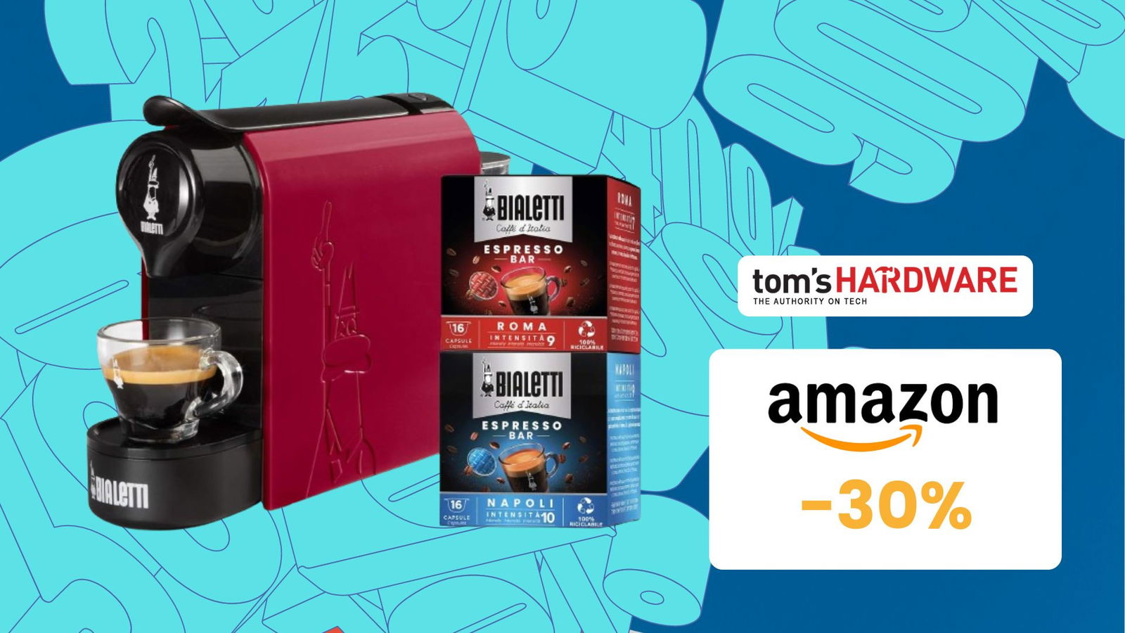 Immagine di Ottieni subito un ottimo caffè con Bialetti: sconto del 30% e 32 capsule in omaggio