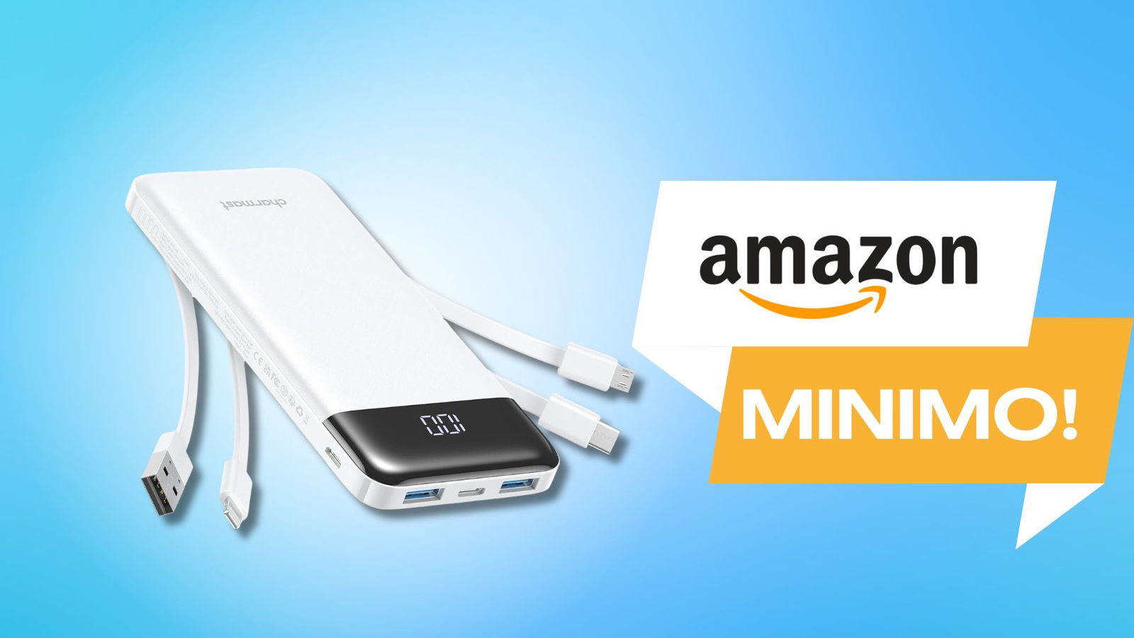 Immagine di Carica fino a 6 dispositivi con Charmast Power Bank al suo MINIMO storico!