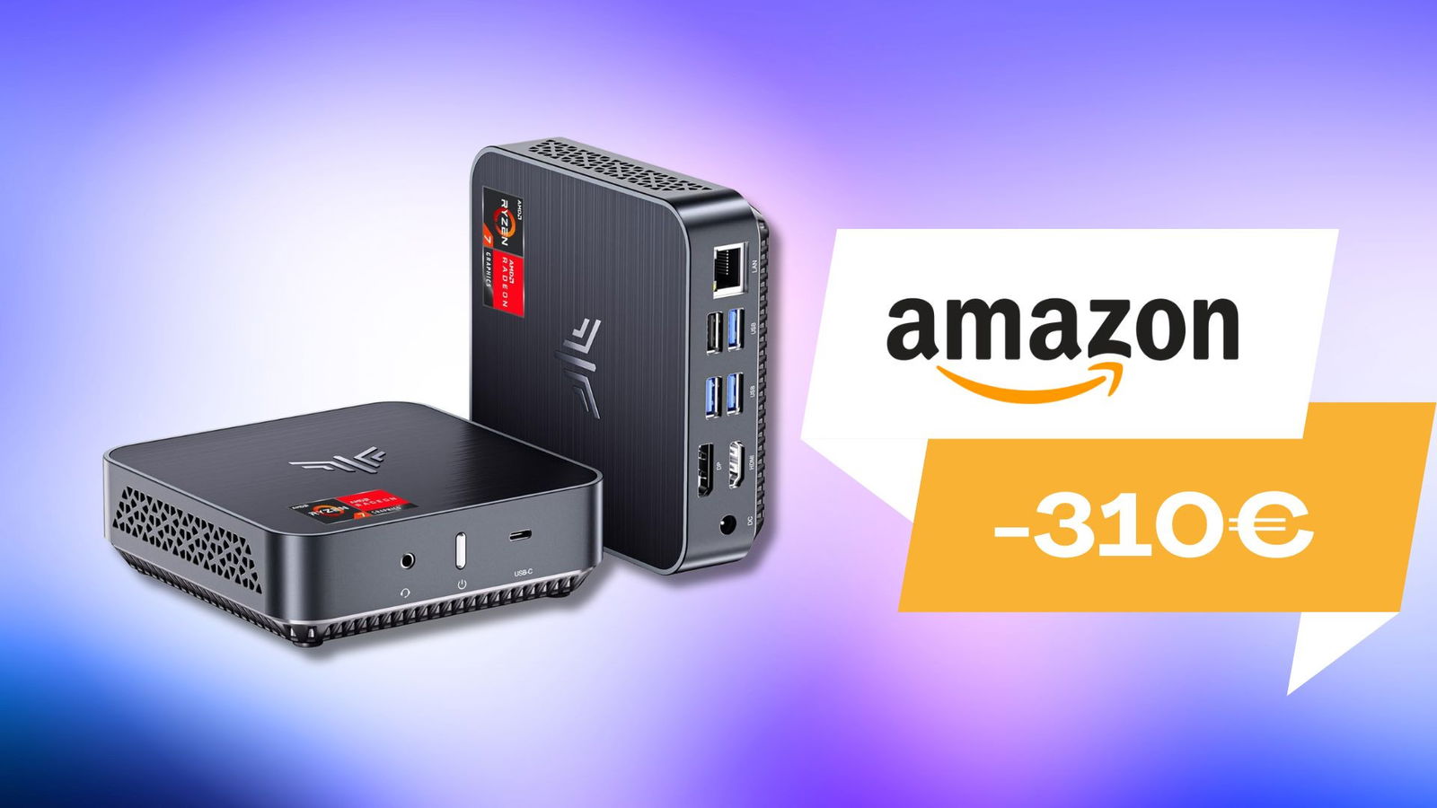 Immagine di NiPoGi Mini PC AMD Ryzen 7 a un prezzo SHOCK grazie a un coupon! (-310€)