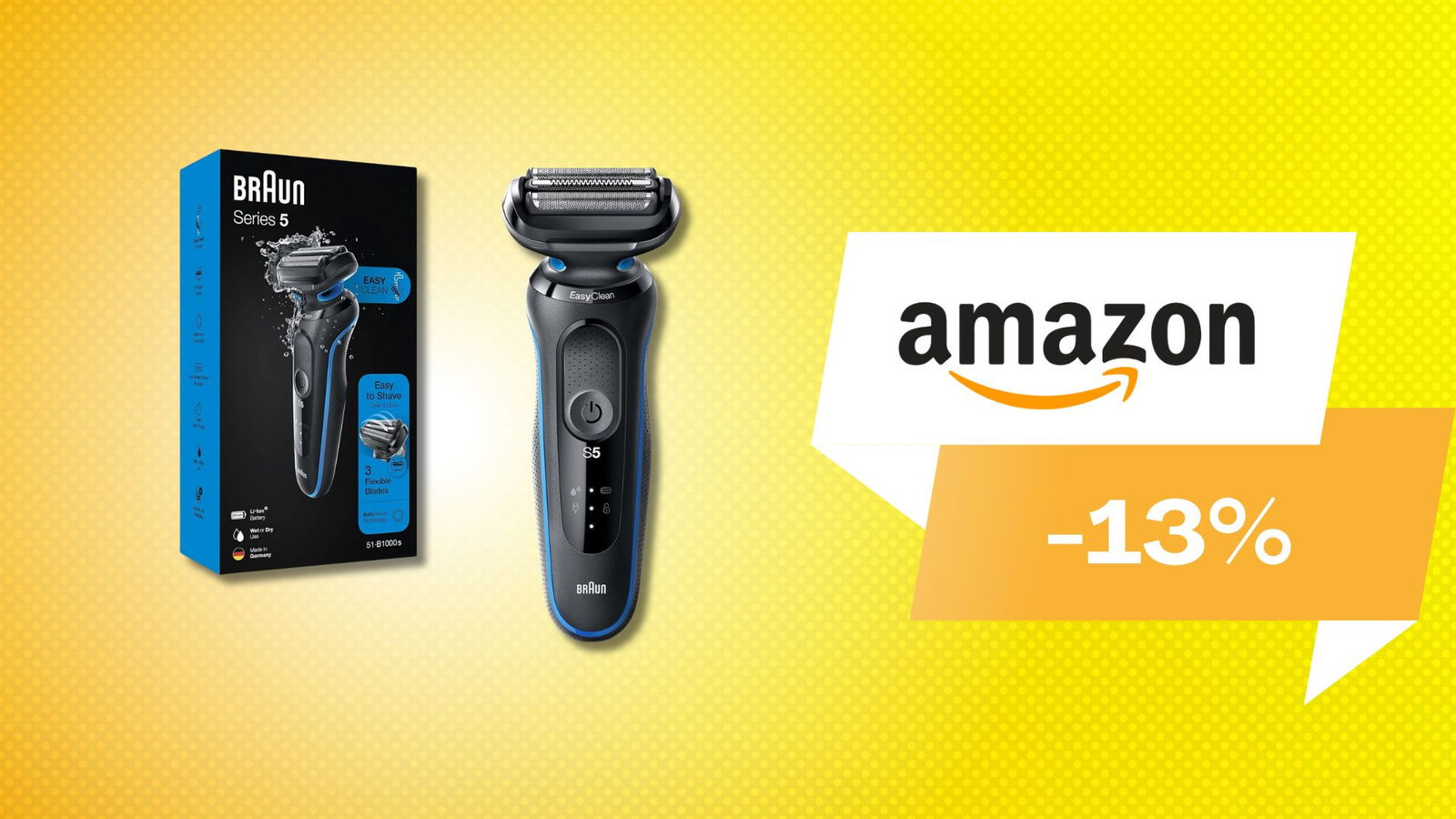 Immagine di Barba perfetta a un prezzo TOP: Braun Series 5 in sconto del 13%