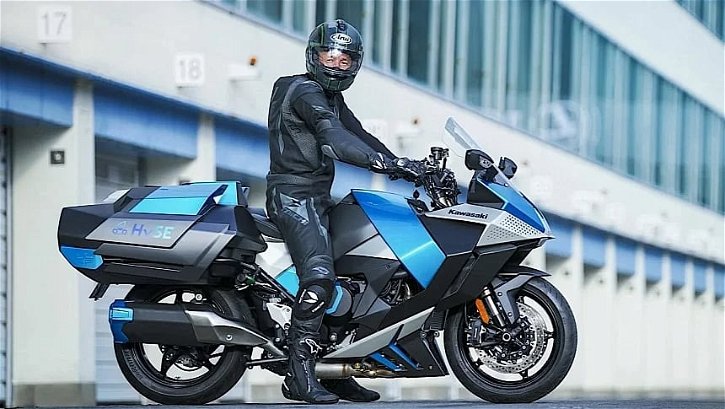 Immagine di Kawasaki Ninja H2 a idrogeno, ecco come suona la moto a "zero emissioni"