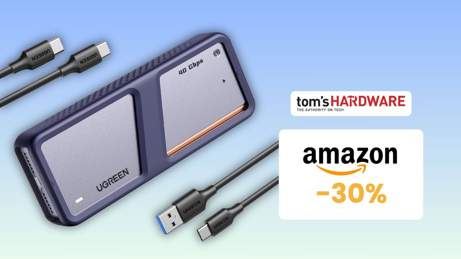 Immagine di Proteggi e porta ovunque i tuoi SSD M.2 con questo case, ora in SUPER SCONTO! (-30%)