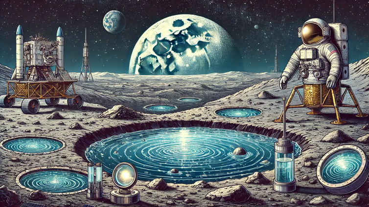Immagine di Degli scienziati cinesi hanno scoperto l'acqua sulla Luna
