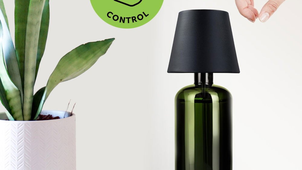 Immagine di Lampada LED Techly, il paralume per bottiglie