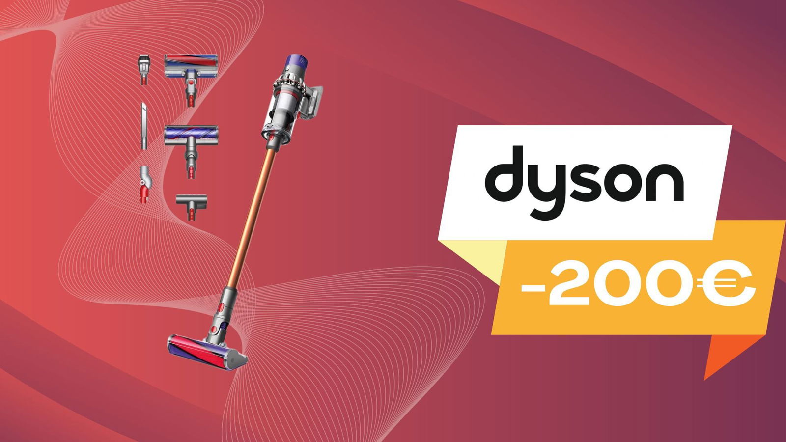 Immagine di Il tuo alleato SENZA FILI contro lo sporco è Dyson V10 Absolute, ora in SUPER SCONTO! (-200€)