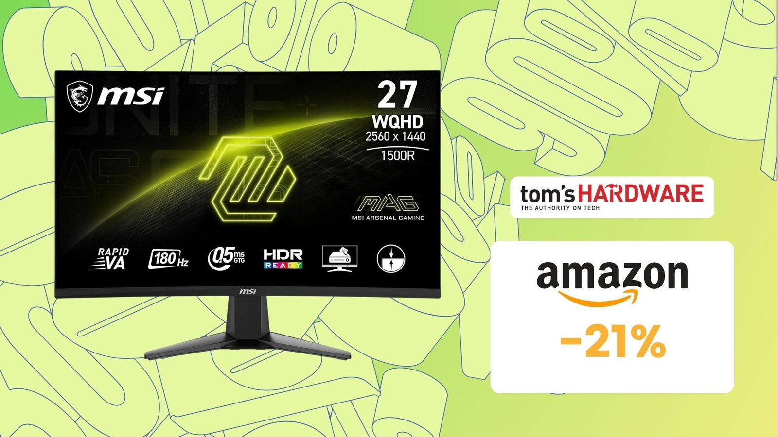 Immagine di Primo sconto su questo monitor da gaming MSI, e NON GLI MANCA NULLA!