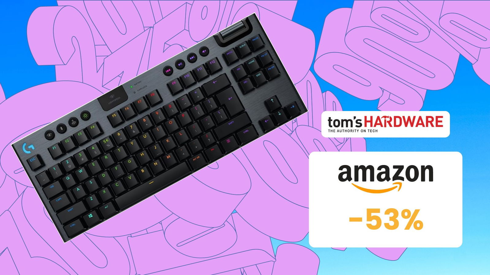 Immagine di CHE SCONTO: questa tastiera Logitech oggi COSTA MENO DELLA METÀ! (-53%)