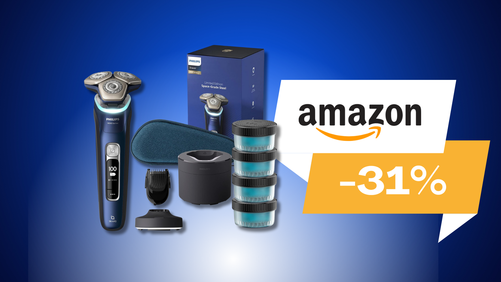 Immagine di Rasoio premium in super sconto: Philips Shaver Series 9000 a metà prezzo! (-31%)