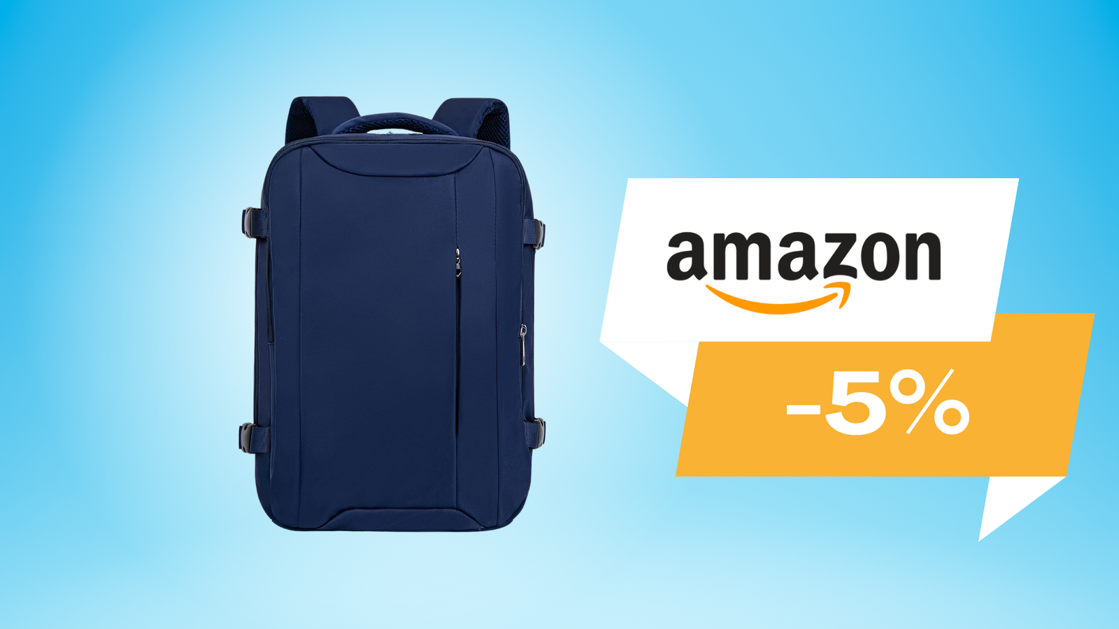 Immagine di Amazon Finds: zaino perfetto per Ryanair in PROMO