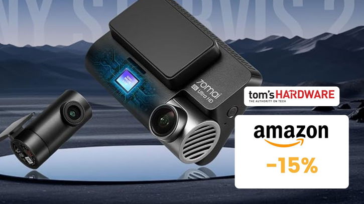 Immagine di Dash cam 4K con sensore Sony per riprese realistiche. Approfitta del 15% extra