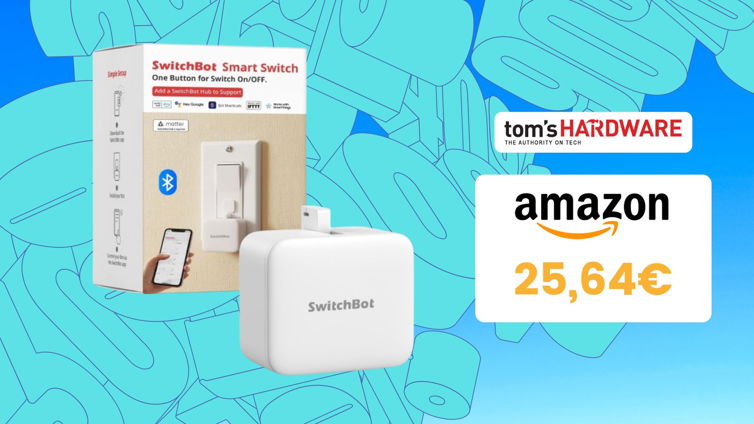 Immagine di Rendi la tua casa smart con un click grazie a questo SwtichBot, oggi IN SCONTO!