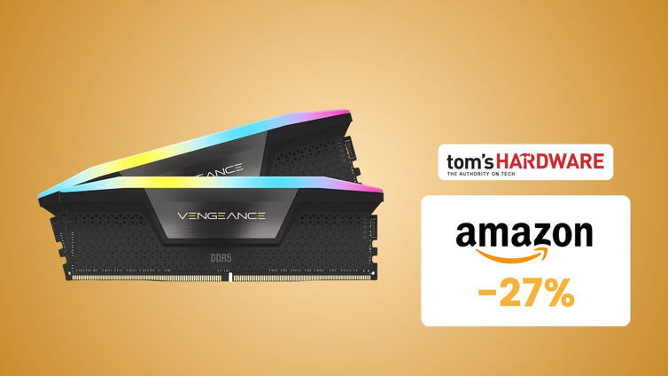 Immagine di Queste RAM DDR5 sono BELLISSIME e in SUPER SCONTO! (-27%)