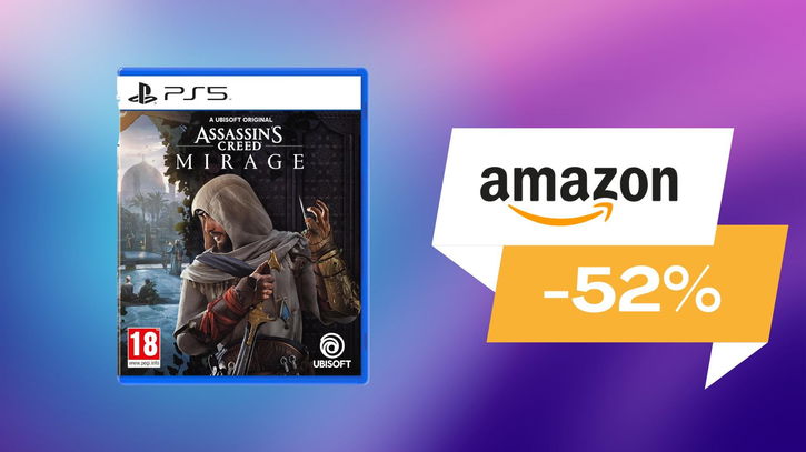 Immagine di Assassin's Creed Mirag PS5 mai costato così POCO! (-52%)