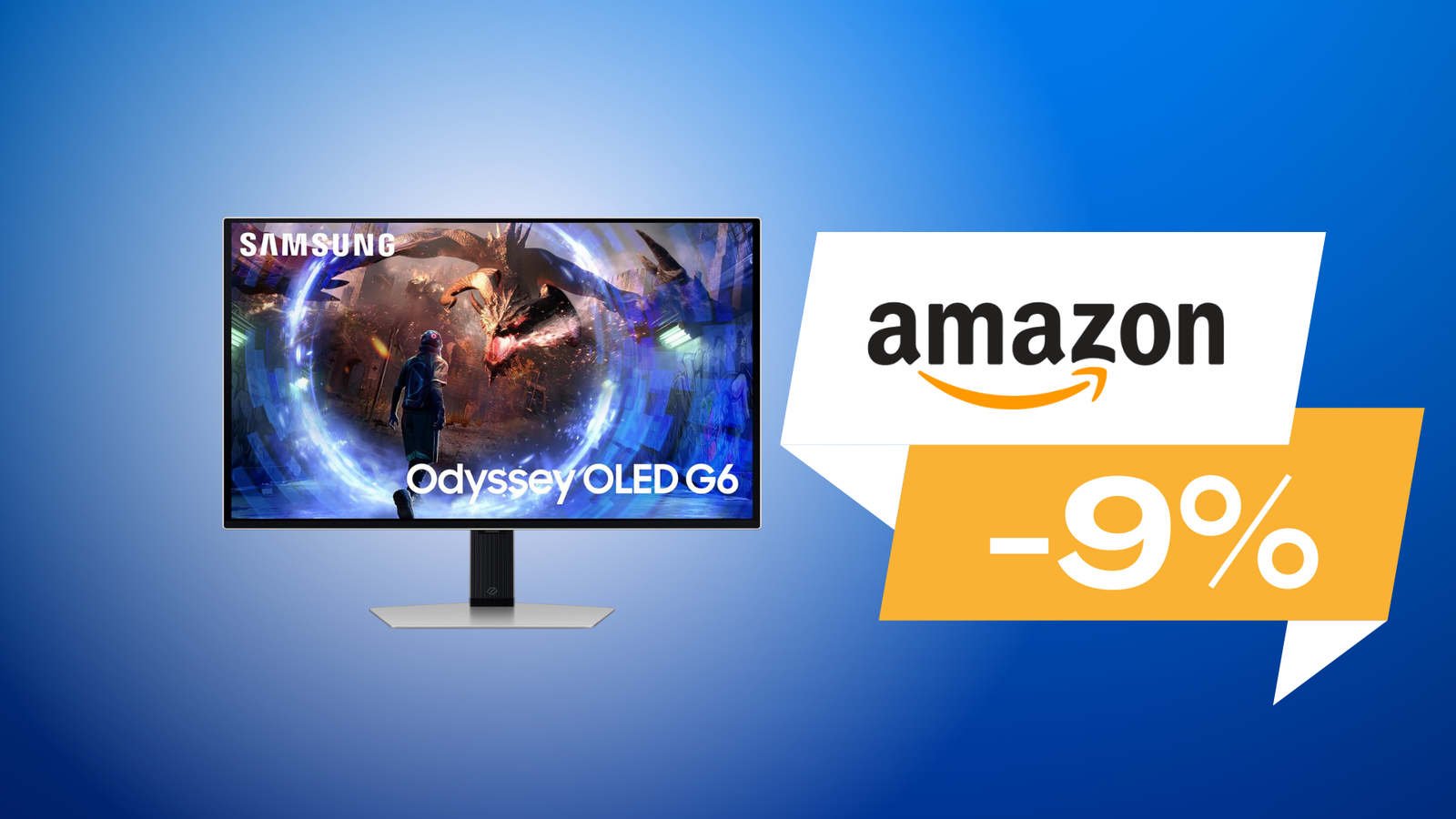 Immagine di Monitor da vero PRO al MINIMO: Samsung Monitor Gaming Odyssey OLED G6 a 699€!