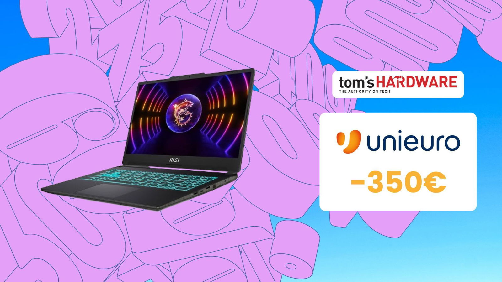 Immagine di Gioca al massimo con questo notebook gaming MSI, oggi con uno SCONTO di 350€!