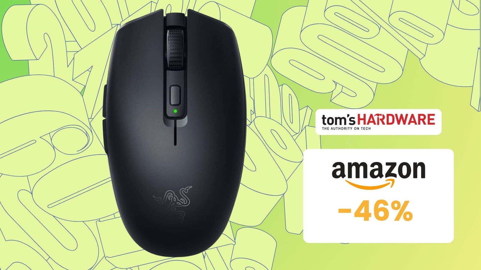 Immagine di Questo mouse da gaming Razer è leggero, versatile e in SUPER SCONTO! (-46%)