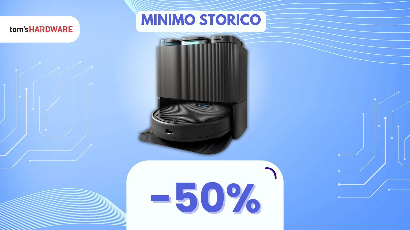 Immagine di Cerchi un robot che lava e aspira quasi senza manutenzione? Eccolo, ed è IN SCONTO AL 50%!