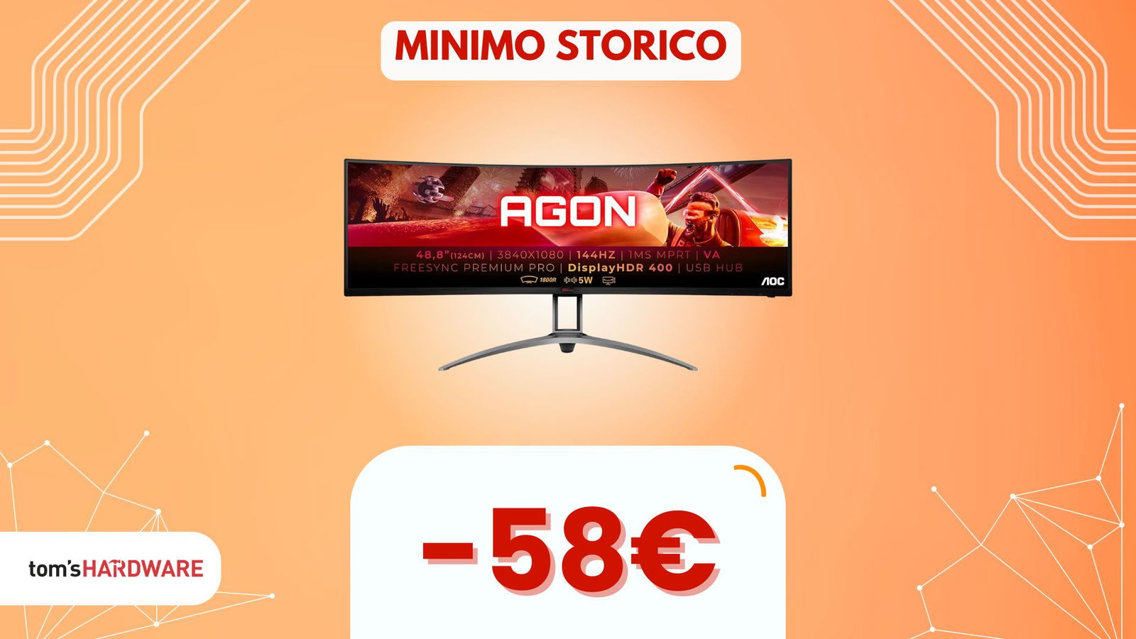 Immagine di Due monitor in uno: questo pannello AOC è FANTASTICO e in SCONTO! (-58€)