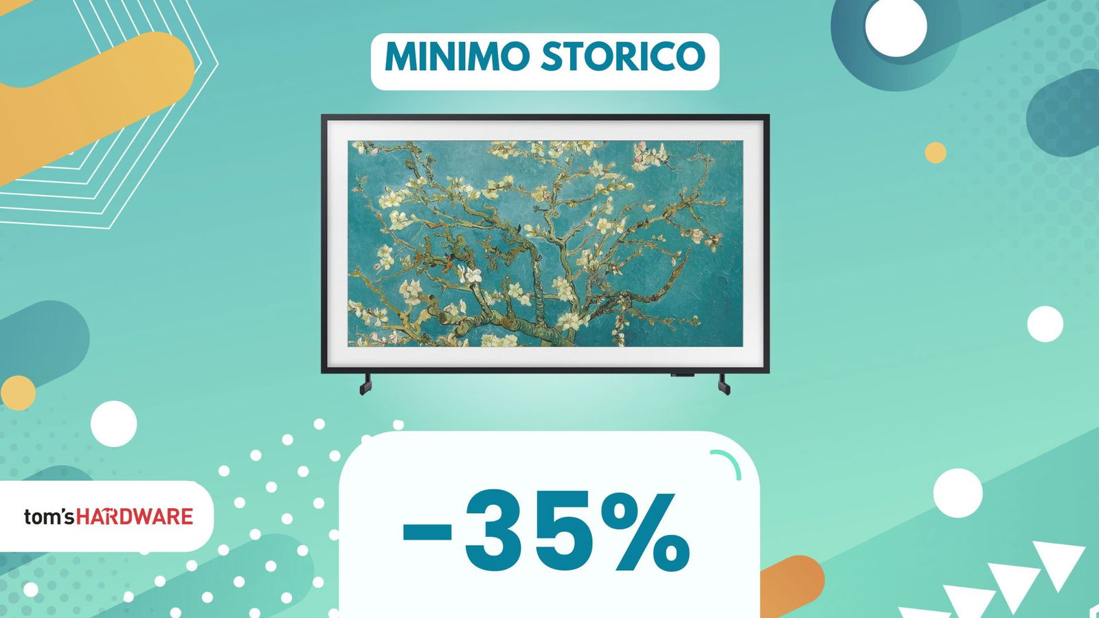 Immagine di Quando la TV diventa un quadro: elegante, versatile e in SUPER SCONTO! (-35%)