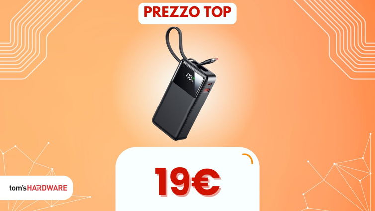 Immagine di SOLO 19€ per questa powerbank CAPIENTE e VELOCE!