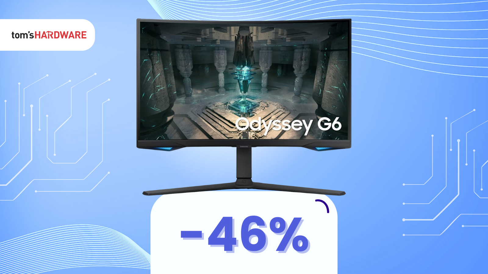 Immagine di Vivi i tuoi giochi preferitti senza perdere nemmeno un dettaglio: monitor Odissey G6 a soli 329€!