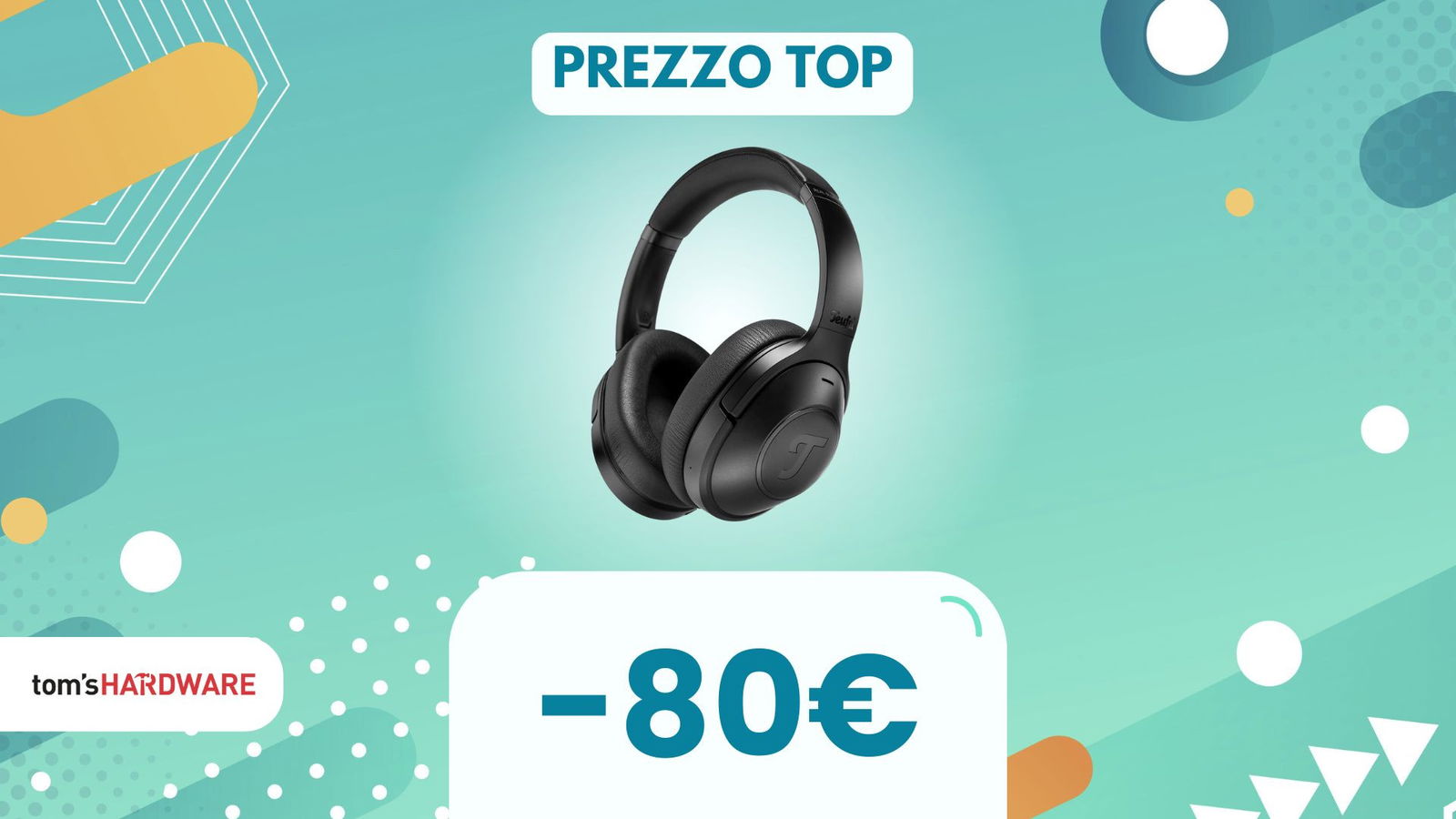 Immagine di Musica cristallina e isolamento totale: risparmia 80€ su queste cuffie ASSURDE!