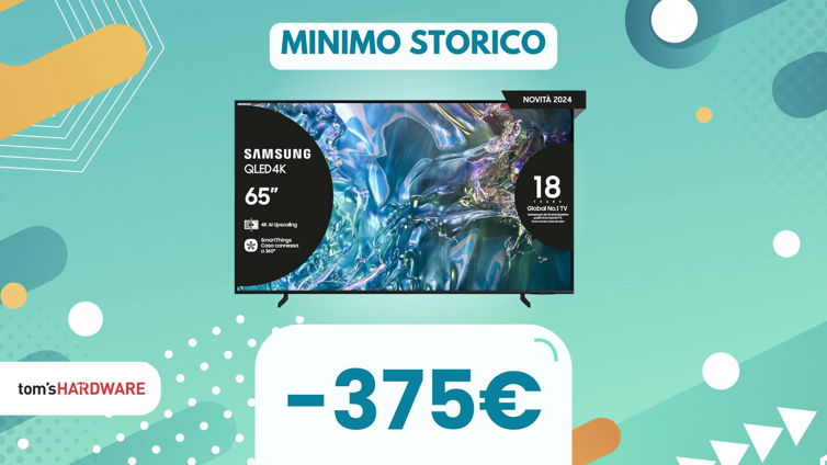 Immagine di AFFARE NASCOSTO: Smart TV Samsung da 65" ORA al MINIMO STORICO!