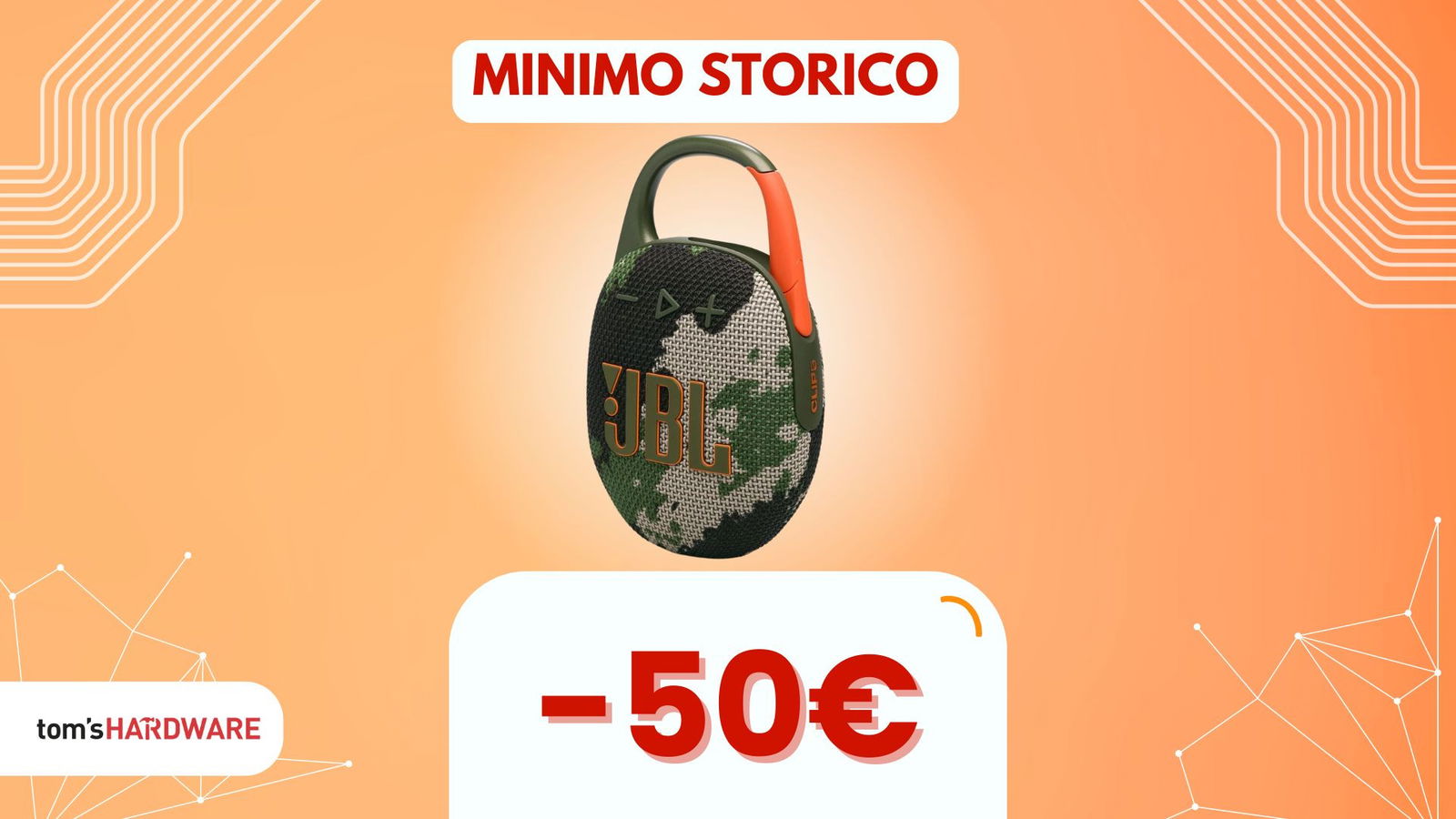 Immagine di Musica in spiaggia con questo speaker JBL: piccolo, POTENTE e al MINIMO STORICO! (-29%)