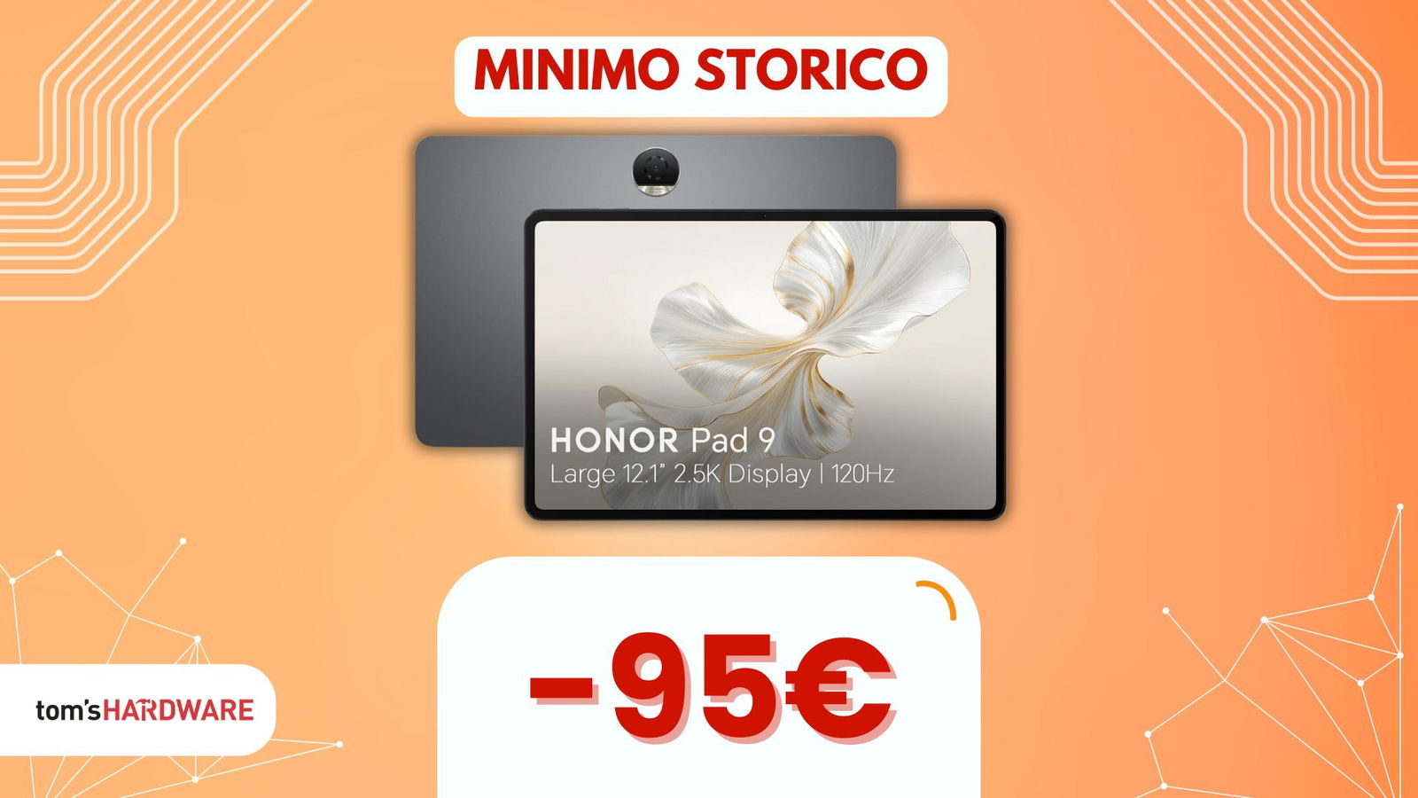 Immagine di Al PREZZO MINIMO questo tablet HONOR è un AFFARE! (-95€)