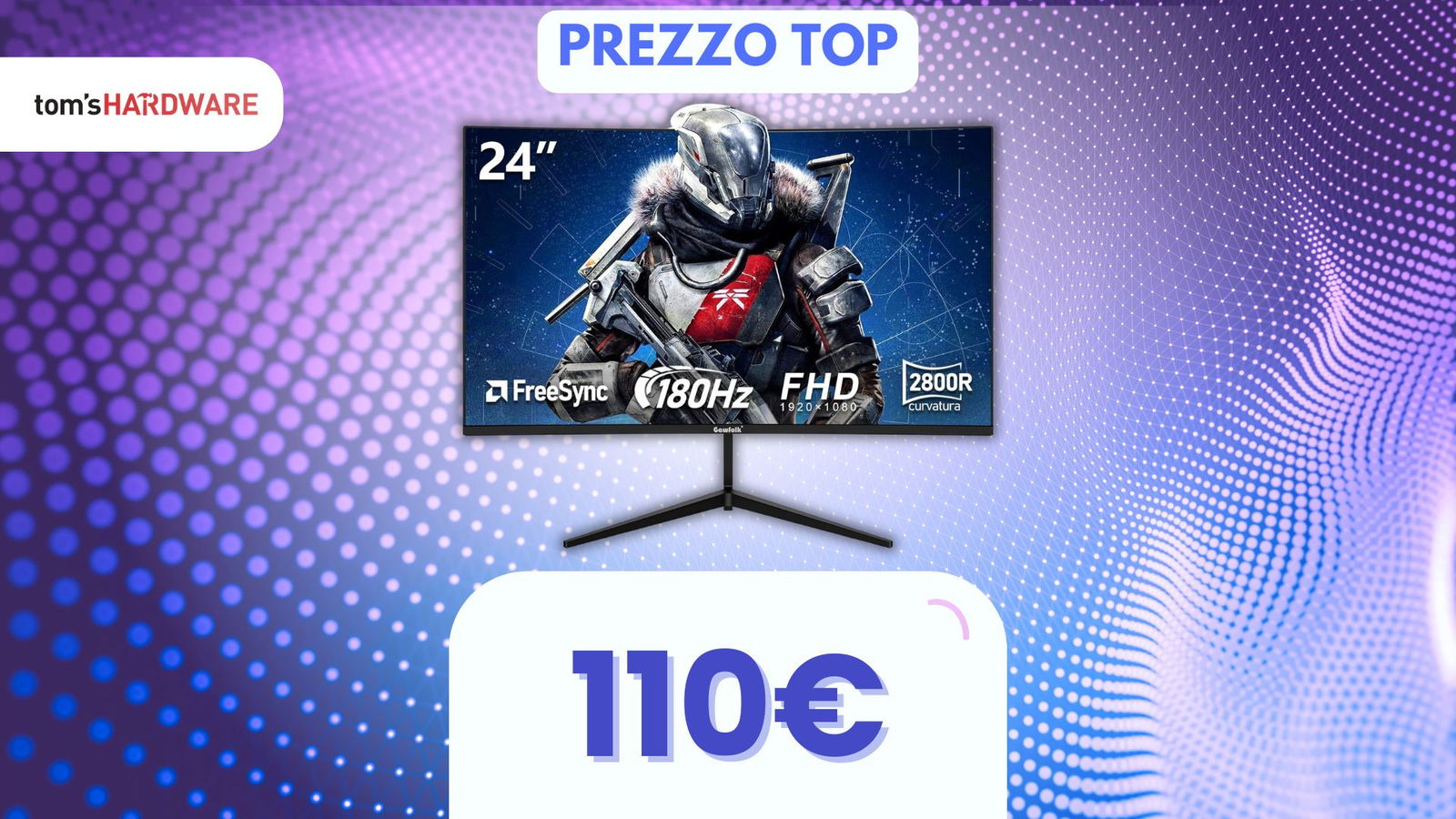 Immagine di Solo 110€ per 180Hz: il segreto è questo monitor da gaming!