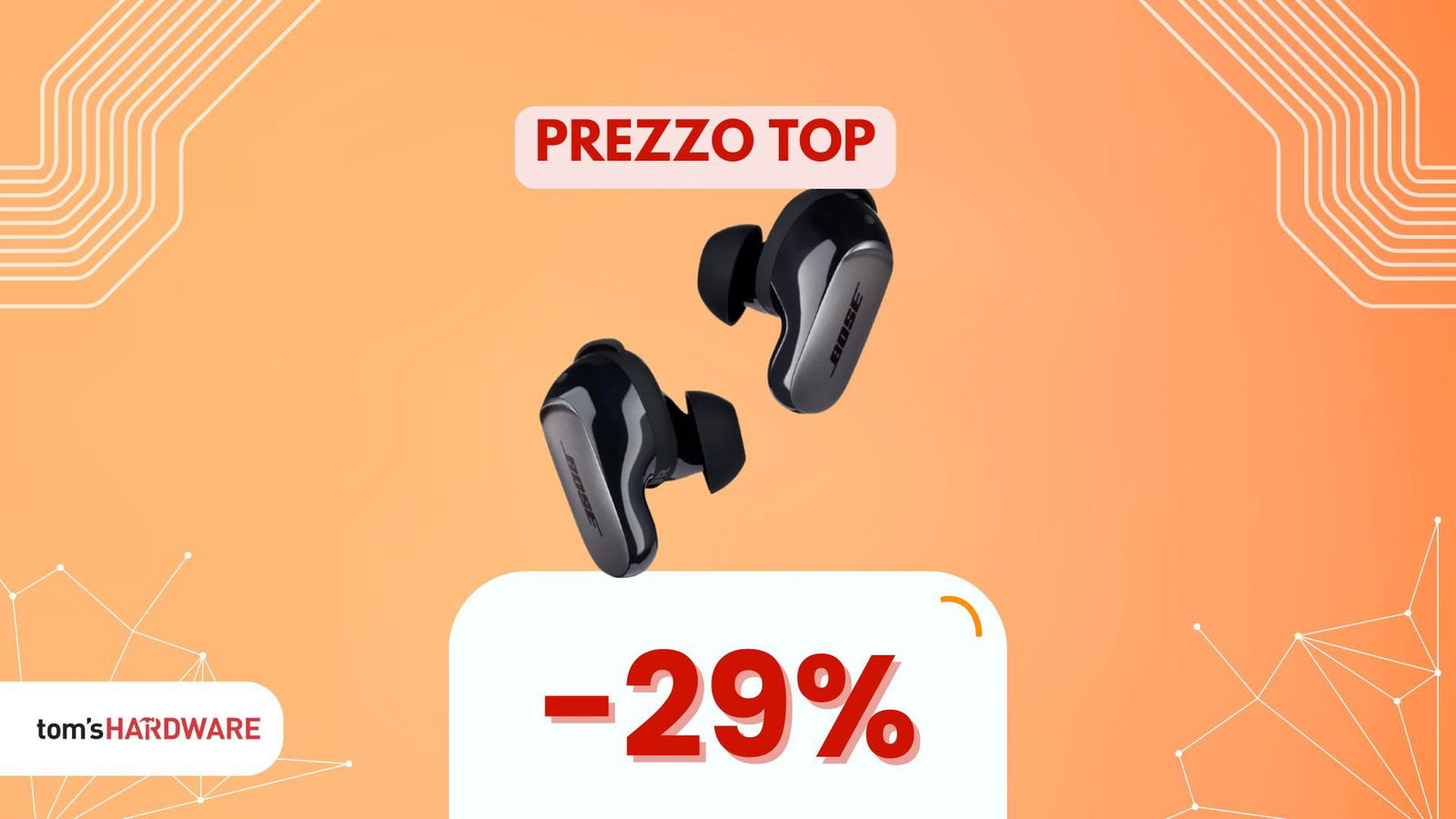 Immagine di Auricolari wireless TOP firmati Bose, ora scontati del 29% per un grande risparmio