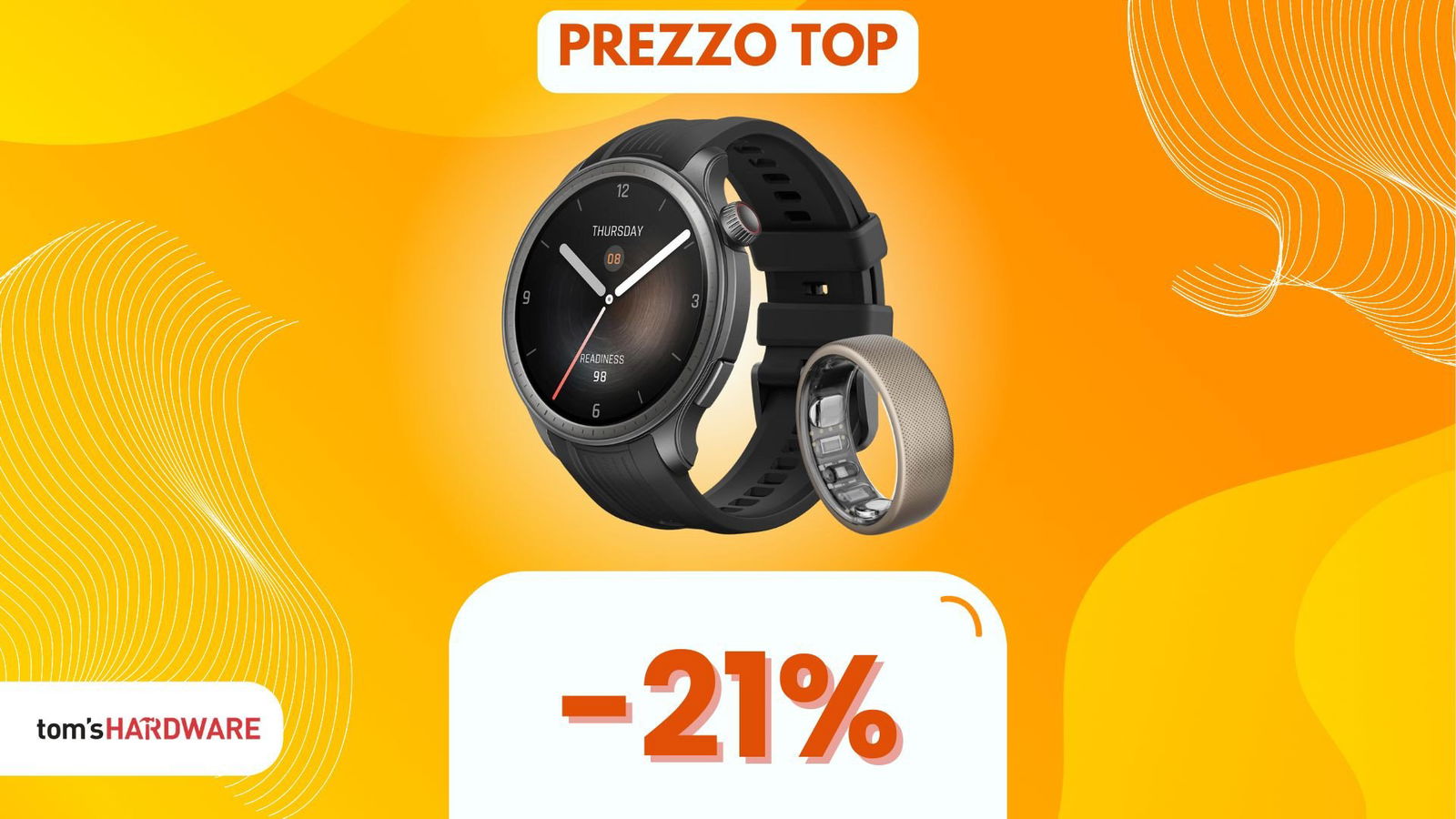 Immagine di Con questo bundle ti porti a casa smartwatch e smart ring Amazfit a un PREZZO ASSURDO! (-21%)