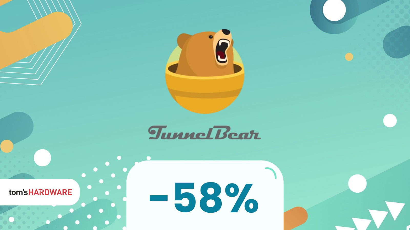 Immagine di Risolvi i problemi di privacy online con TunnelBear VPN e risparmia più della metà