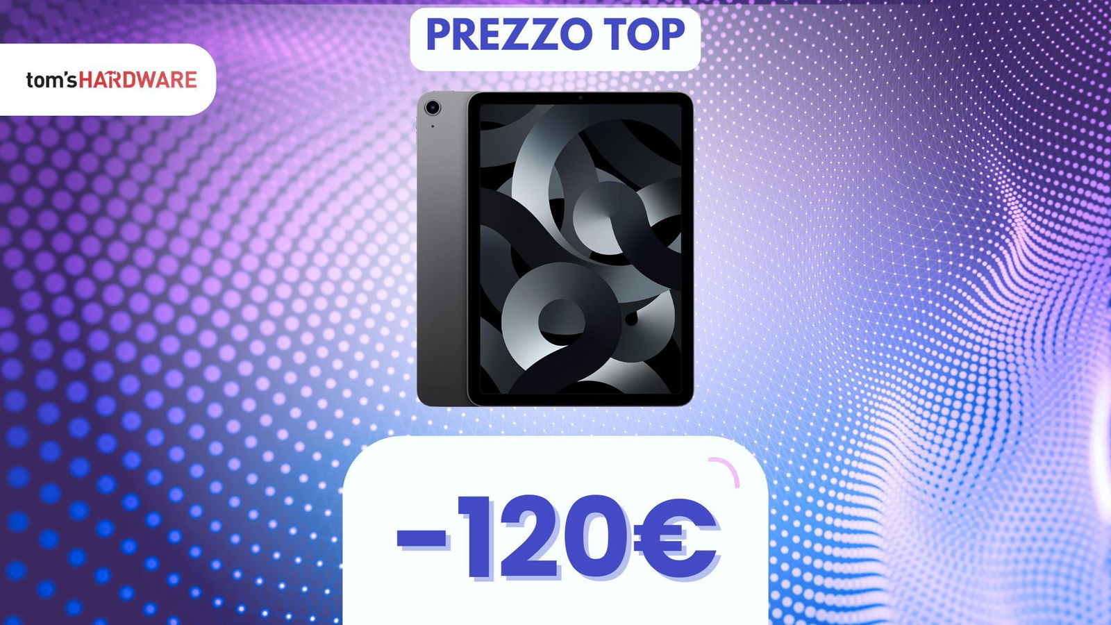 Immagine di RISPARMIA oggi 120€ sull'iPad Air 2022 con M1, che AFFARE!