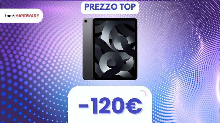 Immagine di RISPARMIA oggi 120€ sull'iPad Air 2022 con M1, che AFFARE!