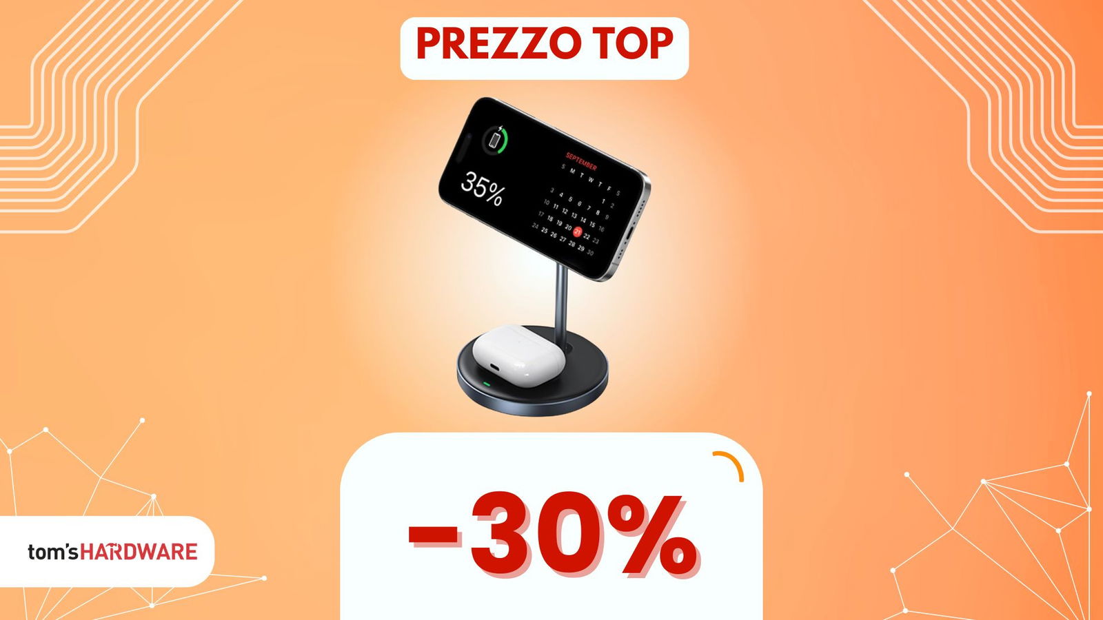 Immagine di Arriva il coupon per un AFFARE con questo caricatore MagSafe 2-in-1! (-30%)