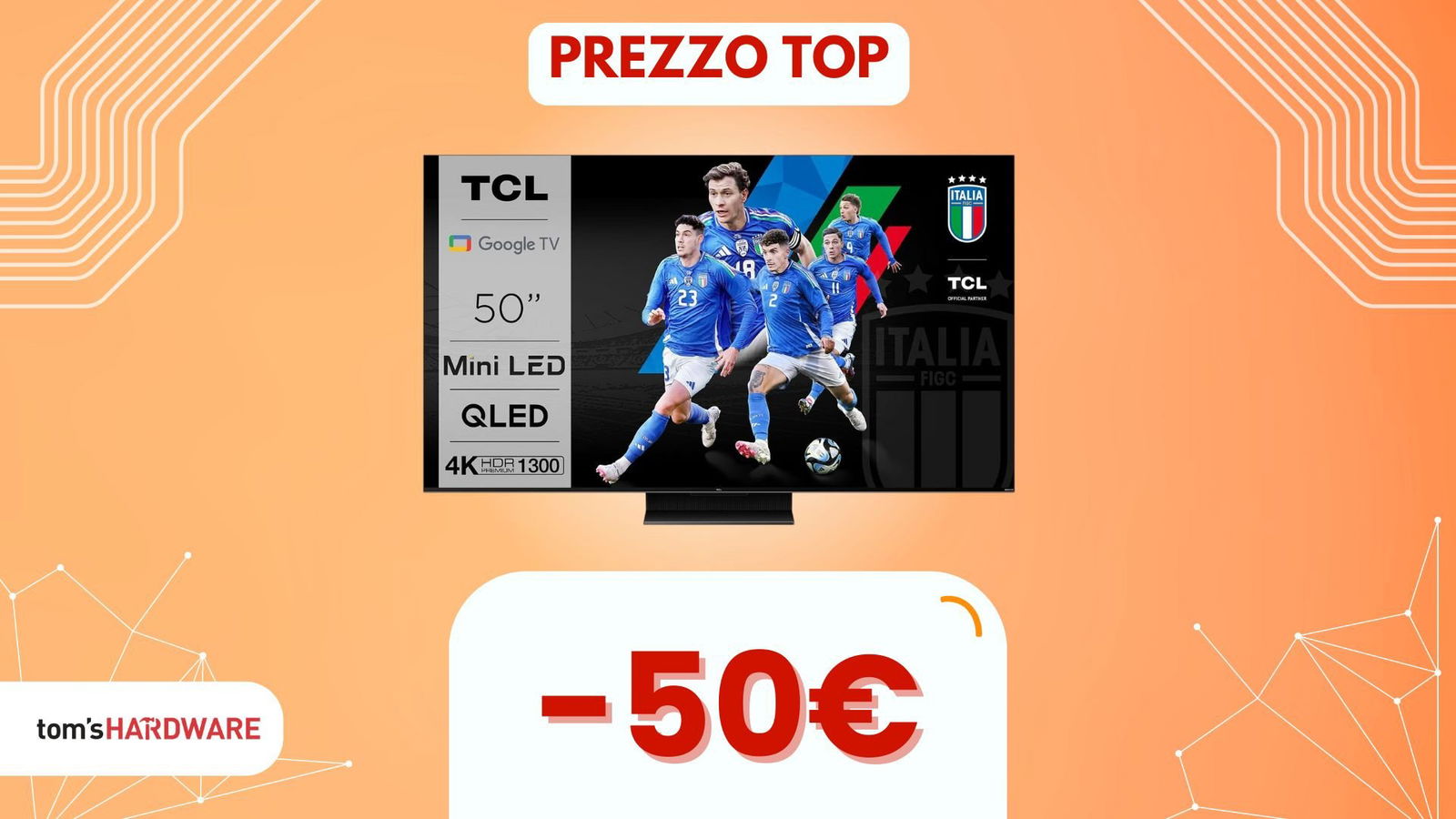 Immagine di Questa Smart TV da 50" con 144Hz costa POCHISSIMO, che AFFARE!