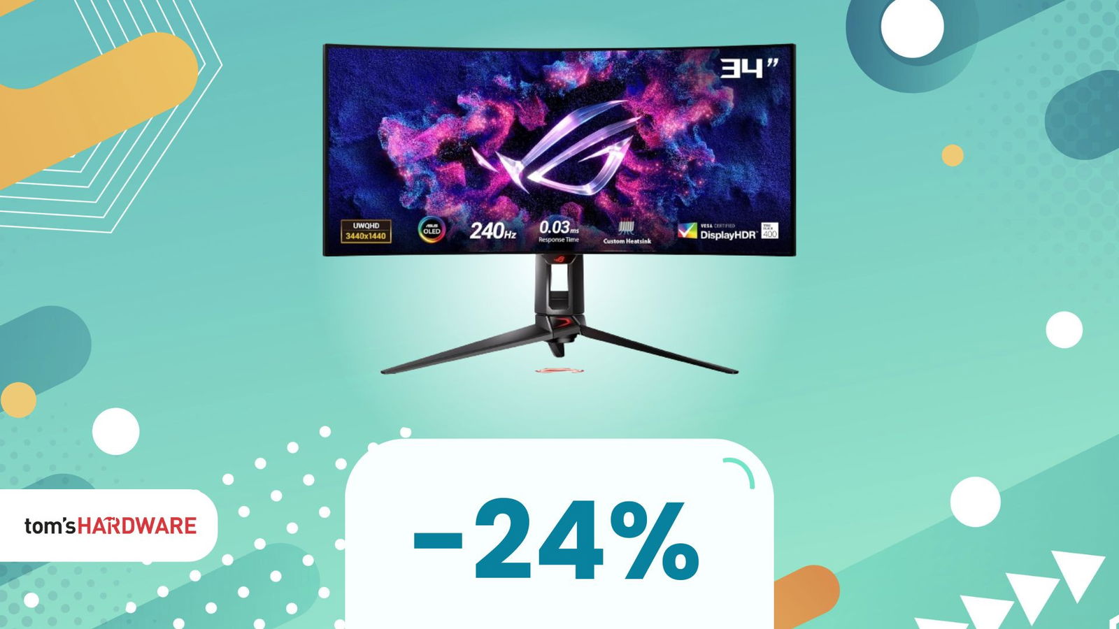 Immagine di OFFERTA LAMPO: il monitor gaming che hai sempre desiderato è IN SCONTO! - 24%