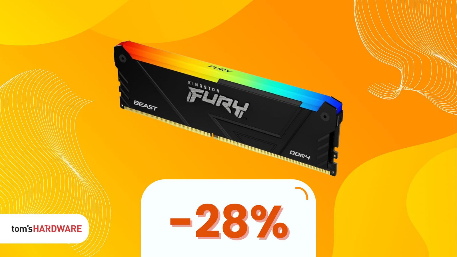 Immagine di Performance e stile: la RAM RGB Kingston da acquistare oggi sotto i 50€