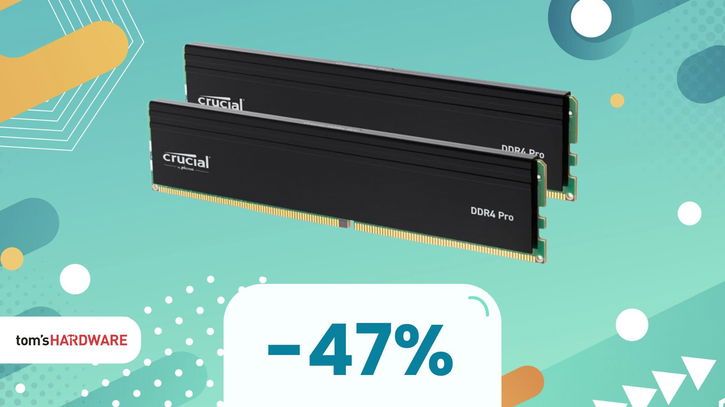 Immagine di Dite addio ai problemi di memoria! 64GB di RAM Crucial a soli 112€