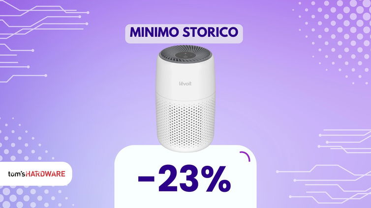 Immagine di Dopo mesi, questo purificatore d'aria compatto ritorna al minimo storico di 42€