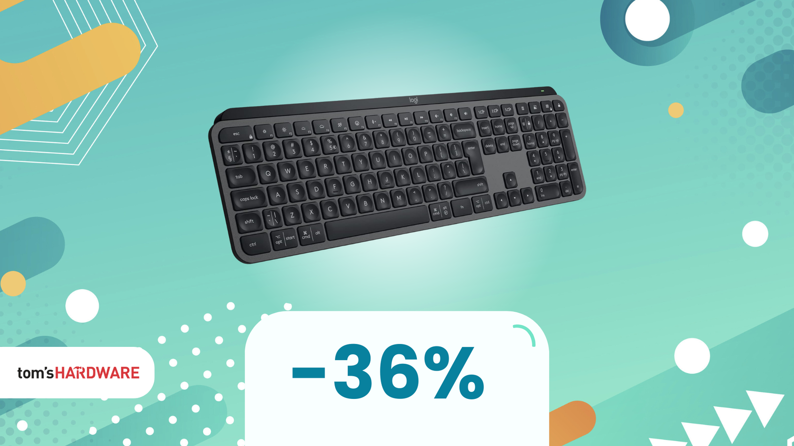 Immagine di DOPPIO sconto sulla tastiera Logitech MX Keys S! (-36%)