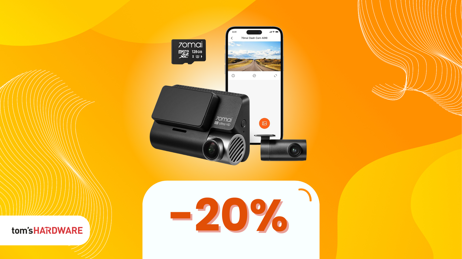 Immagine di Dash Cam 70mai A810 a soli 209€!