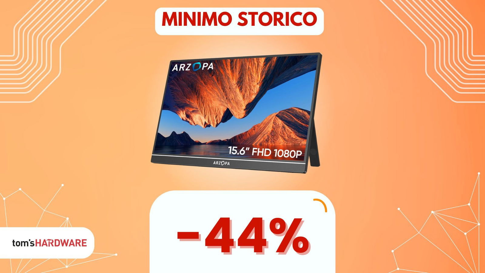 Immagine di Questo COMODISSIMO monitor portatile non è MAI COSTATO MENO!