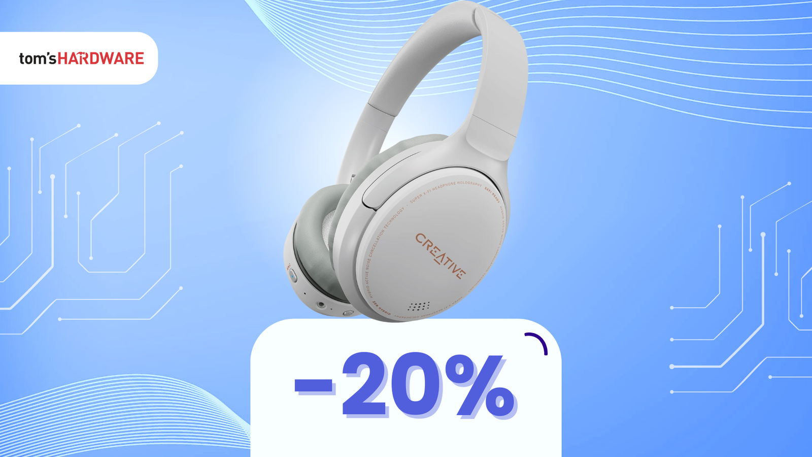 Immagine di Cuffie Creative Zen Hybrid a soli 40€! Prezzo MINIMO