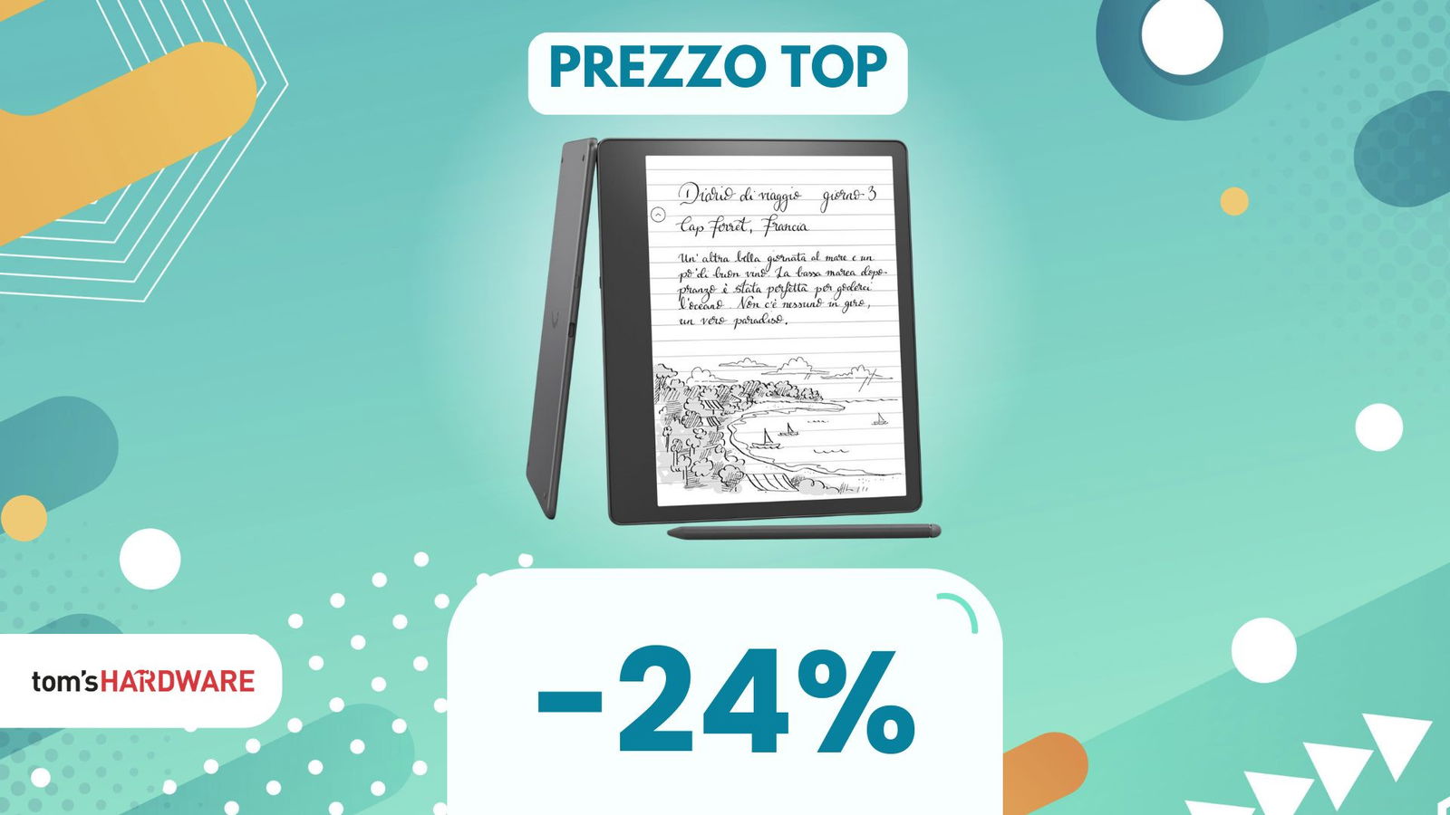 Immagine di Kindle Scribe da 16 GB a un prezzo SHOCK! (-24%)