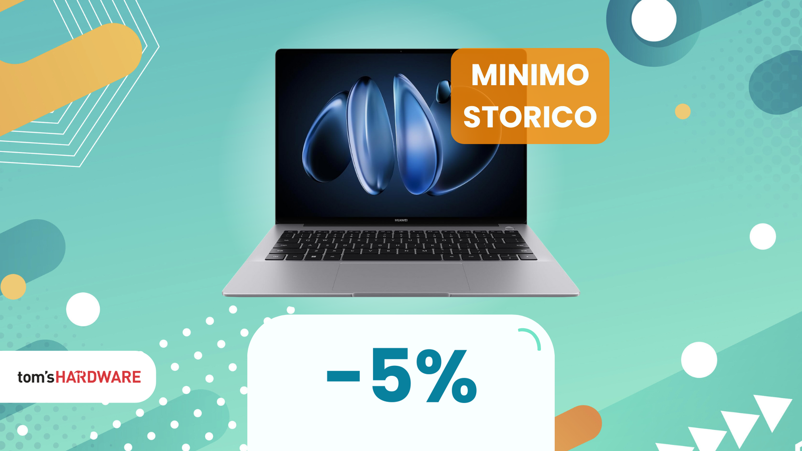 Immagine di Portatile potente e leggerissimo al MINIMO: HUAWEI Matebook 14 a soli 899€!