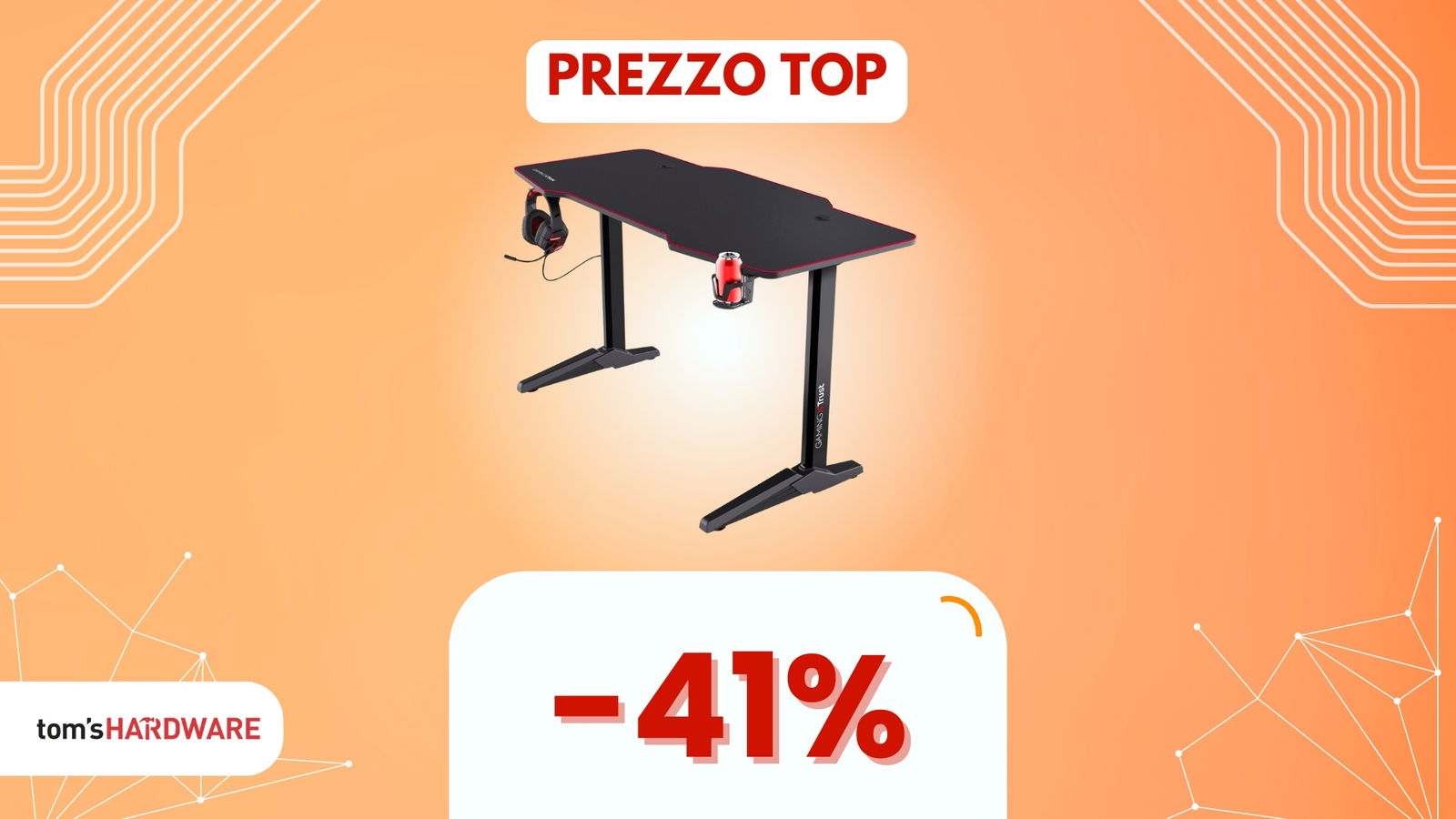 Immagine di La scrivania per veri gamer esiste, ed è in SUPER SCONTO! (-41%)