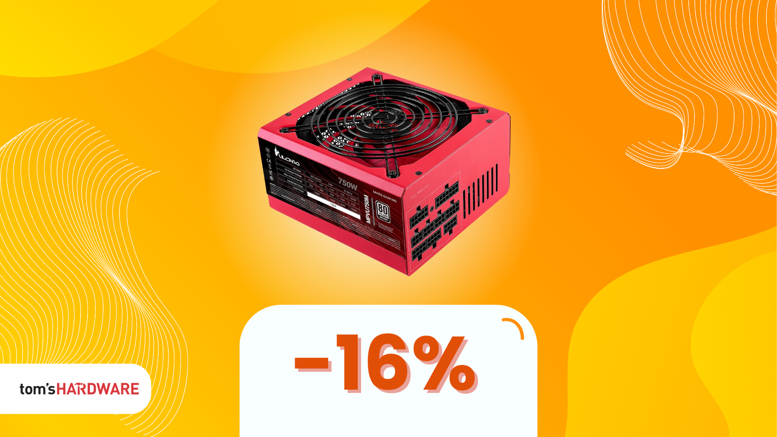 Immagine di Alimentatore Mars Gaming ATX 750W a SOLO 70€!